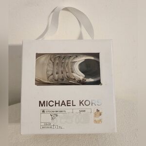 Michael Kors Kids White High-Top Sneakers